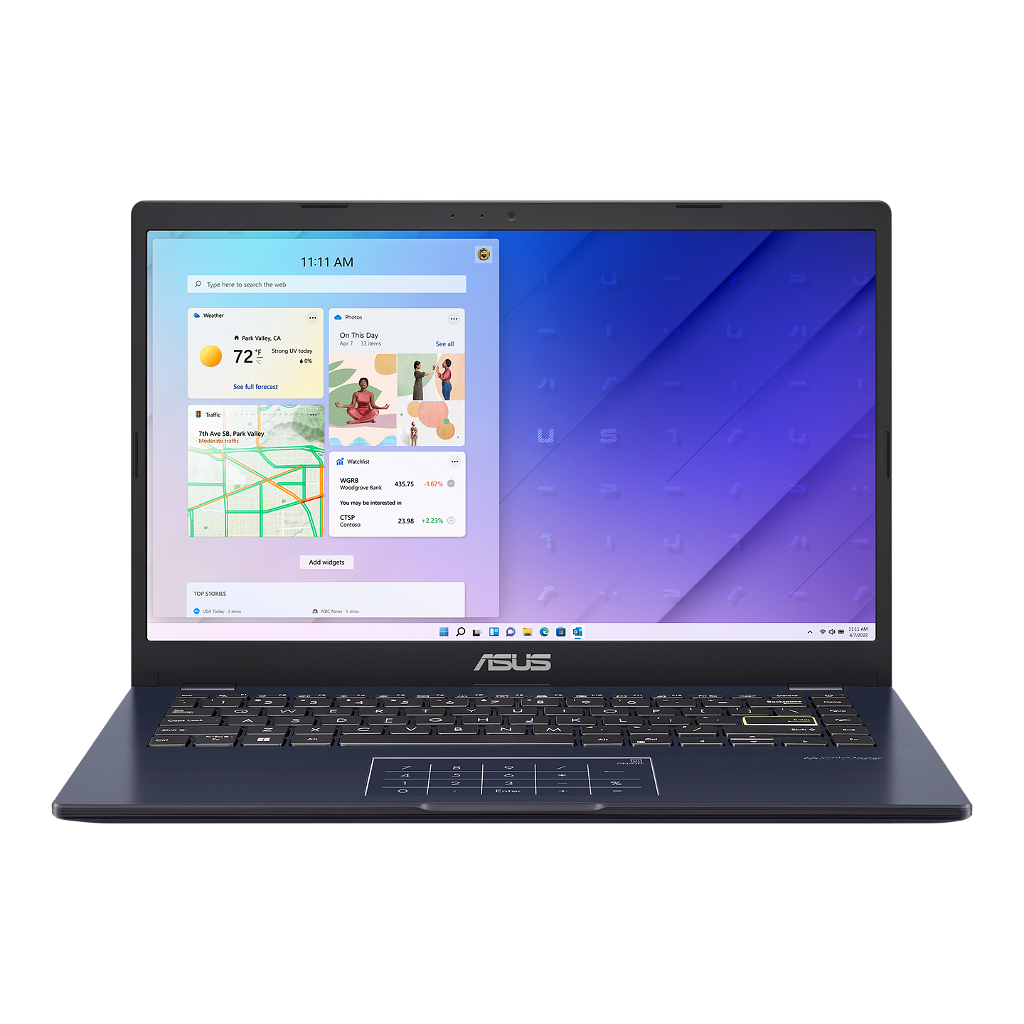Notebook Asus E410KA 14'' FHD - N6000 - 4Gb - 64Gb - Win11 - Foto 1