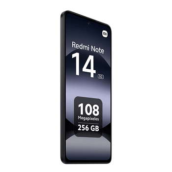 Celular Xiaomi Redmi Note 14 5G - 256GB - 8GB - 108MP - Negro Medianoche _ FotoThumb