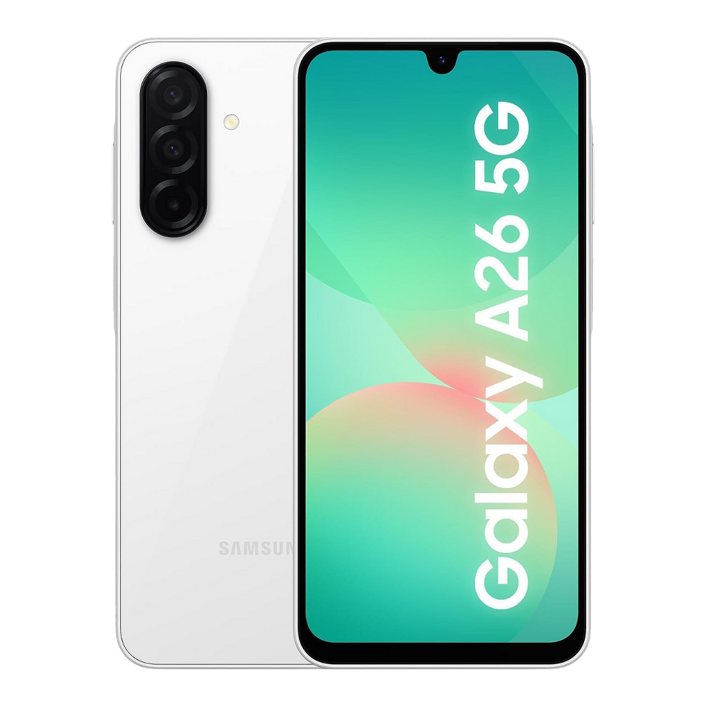 Celular Samsung Galaxy A26 5G 256GB - 8GB - 50MP - Blanco _ Foto