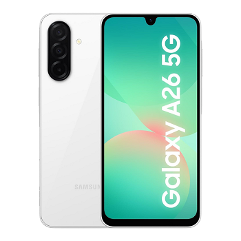 Celular Samsung Galaxy A26 5G 256GB - 8GB - 50MP - Blanco _ Foto