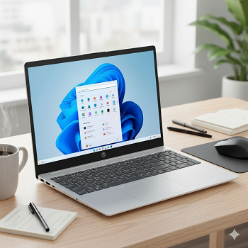 Notebook Hp FD0084WM 15.6" HD - N200 - 8Gb - 128Gb - Win11 _ Foto