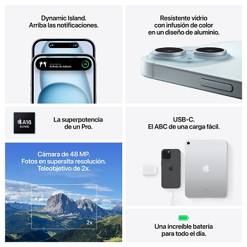 Apple IPhone 15 Plus 128GB 5G - 6GB - 48MP - Azul _ FotoThumb