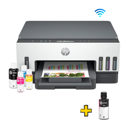 Impresora Multifunción Hp Smart Tank 720 - Sistema Continuo - Dúplex - Wifi _ Foto