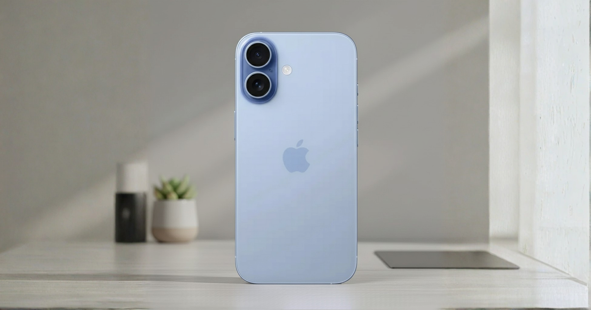 Apple IPhone 17 256GB - 48MP - ESim - Azul Neblina _ Foto