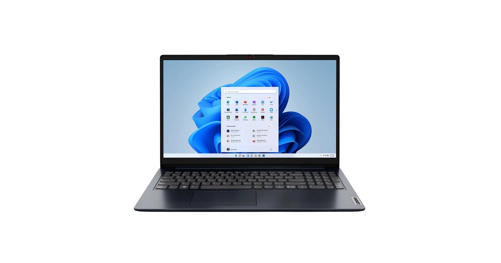 Notebook Lenovo Ideapad 1 15AMN7 15,6" FHD - R3-7320U - 8Gb - 256Gb - Win11 _ Foto