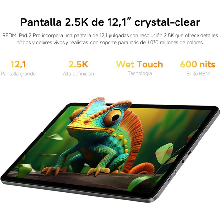 Tablet Xiaomi Redmi Pad 2 Pro 12.1" 256GB - 8GB - Plata _ FotoThumb