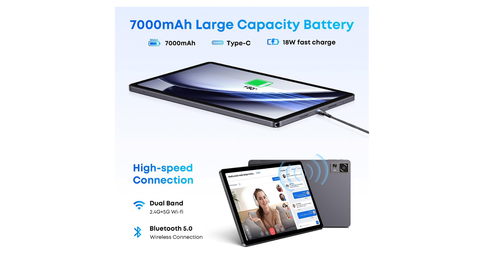 Tablet Chuwi AuPad 11 10.95" 128GB - 8GB - Gris _ Foto