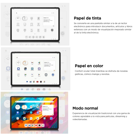 Tablet Tcl Nxtpaper 14,3" 256GB - 8+8GB - Gris _ FotoThumb