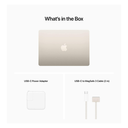 MacBook Air M2 2022 13.6" - 8GB - 512GB - Blanco Estelar _ FotoThumb