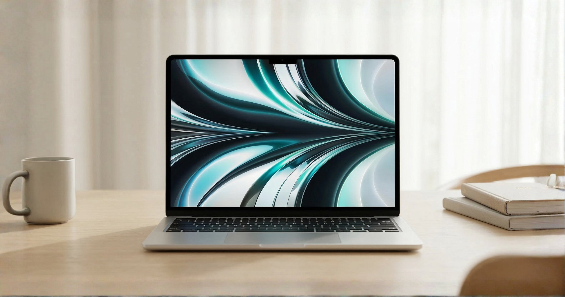 MacBook Air M2 2022 13.6" - 8GB - 256GB - Plata _ Foto