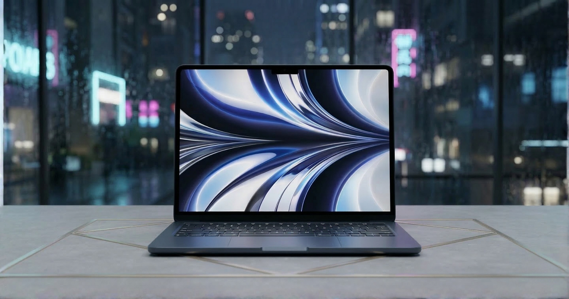 MacBook Air M2 2022 13.6" - 8GB - 512GB - Medianoche _ Foto