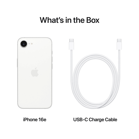 Apple IPhone 16E 128GB 5G - 8GB - 48MP - ESim - Blanco _ FotoThumb
