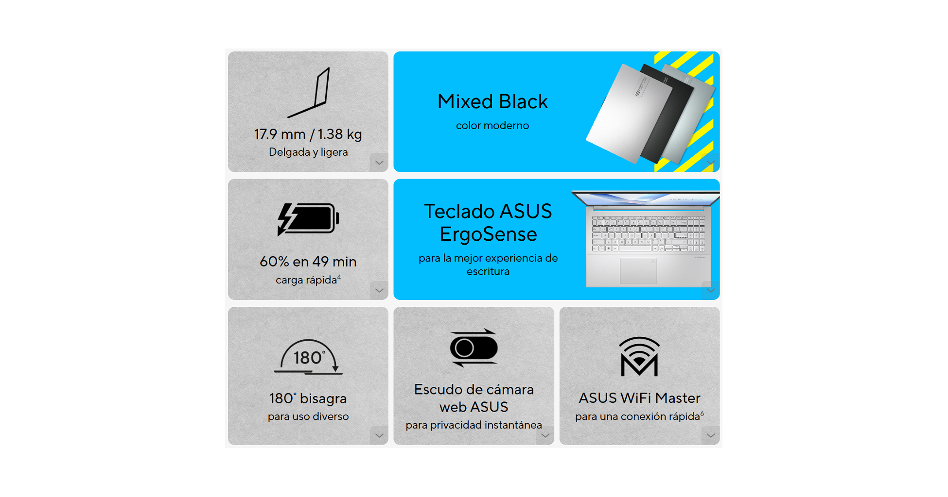 Notebook Asus Vivobook E1404GA 15,6" FHD - I3-N305 - 8Gb - 256Gb - Win11 _ Foto