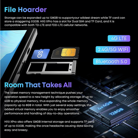 Tablet Chuwi Hi10 XPro 10.1" 4G - 128GB - 4GB - Gris Espacial _ FotoThumb