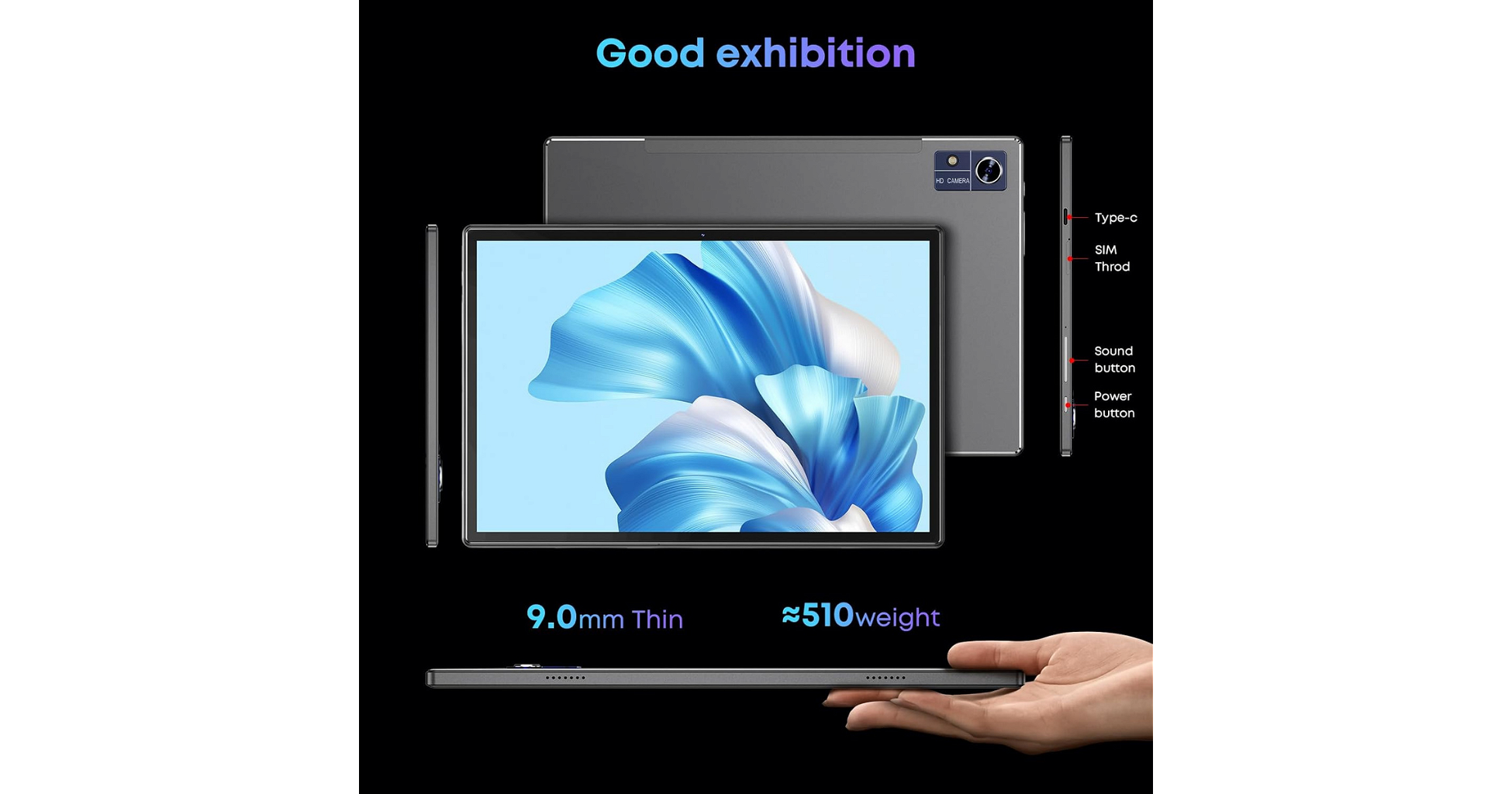 Tablet Chuwi Hi10 XPro 10.1" 4G - 128GB - 4GB - Gris Espacial _ Foto