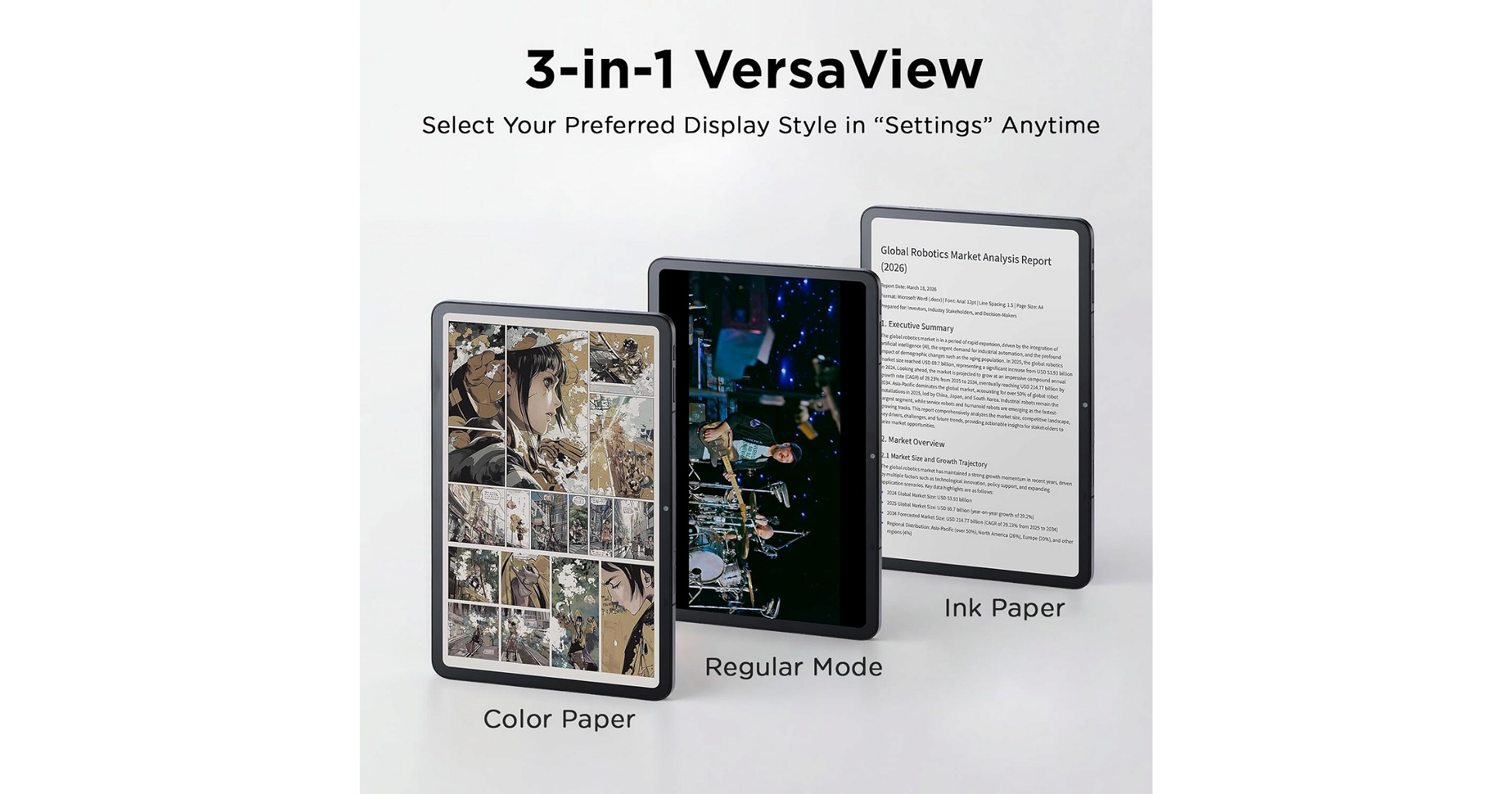 Tablet Tcl Nxtpaper 11 Gen2 10.95" 128GB - 8+8GB - Gris _ Foto