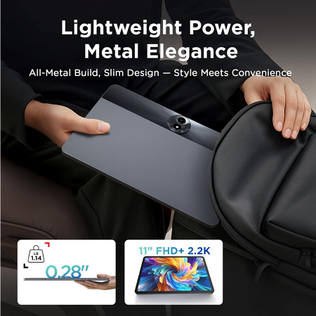 Tablet Tcl Nxtpaper 11 Gen2 10.95" 128GB - 8+8GB - Gris _ FotoThumb