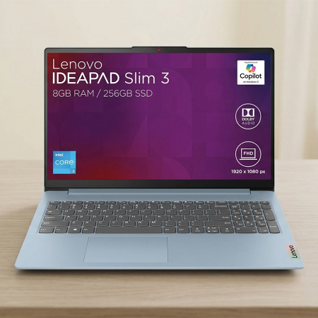 Notebook Lenovo IdeaPad Slim 3 15IAN8 15.6" FHD - I3-N305 - 8Gb - 256Gb - Win11 _ FotoThumb