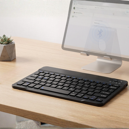 Teclado Inalámbrico Sim Recargable Ideal Tablet - Smart TV - Smartphone - Bluetooth