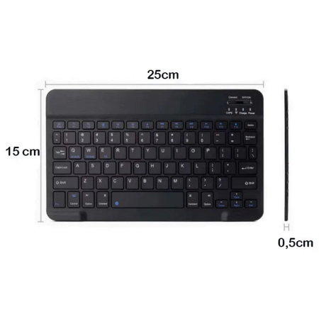 Teclado Inalámbrico Sim Recargable Ideal Tablet - Smart TV - Smartphone - Bluetooth _ FotoThumb