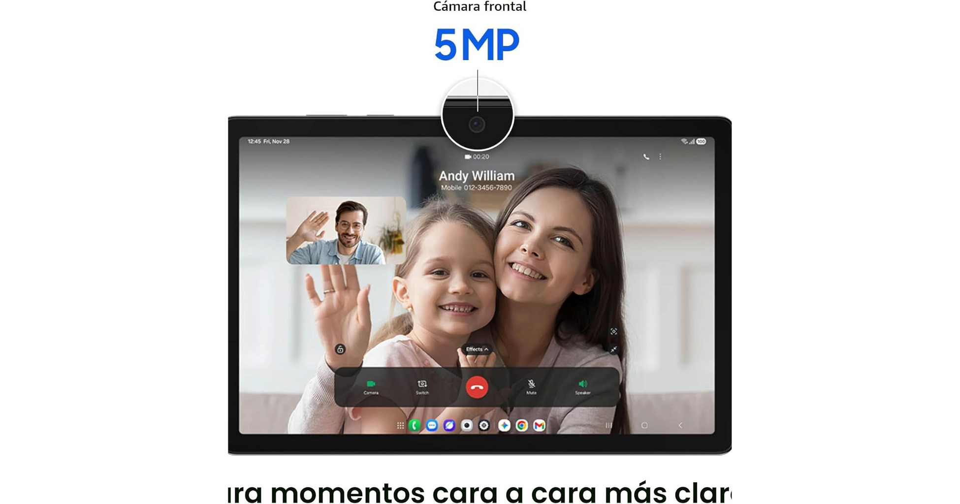 Tablet Samsung Galaxy Tab 11+ 11" 128GB - 6GB - Negro Grafito _ Foto