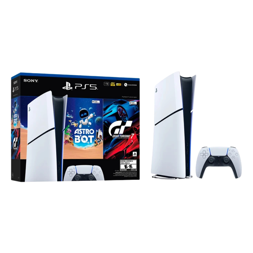 Consola Sony Playstation 5 PS5 Slim Digital Astro Bot + Gran Turismo 7 16Gb - 825GB  - Foto 4
