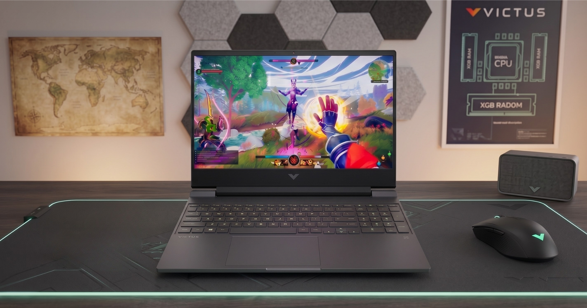 Notebook Hp Victus 15,6" FHD 144hz - Core i5 13420H - 16Gb - 512Gb - Rtx3050 6Gb - Win11 - Foto 1