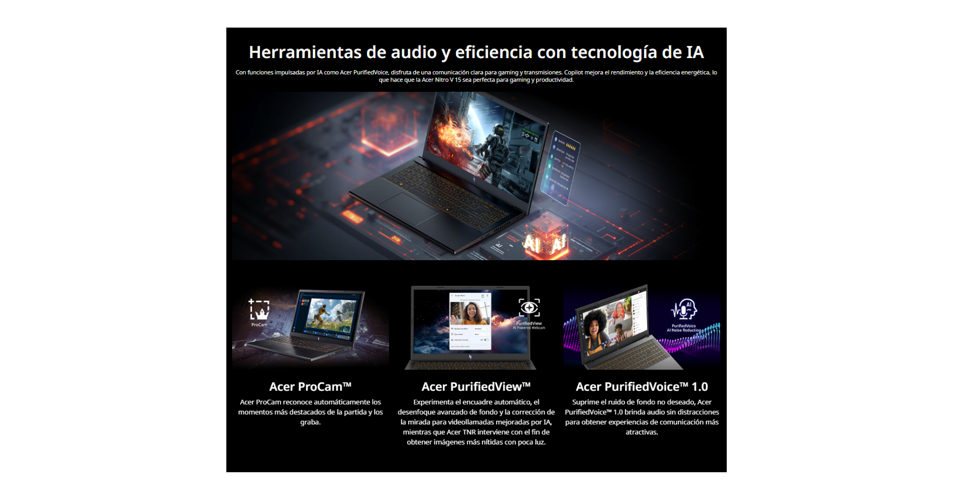 Notebook Acer Nitro V 15 15.6" FHD - I5-13420H - 16Gb - 512Gb - RTX5050 8Gb - Win11 - Foto 7