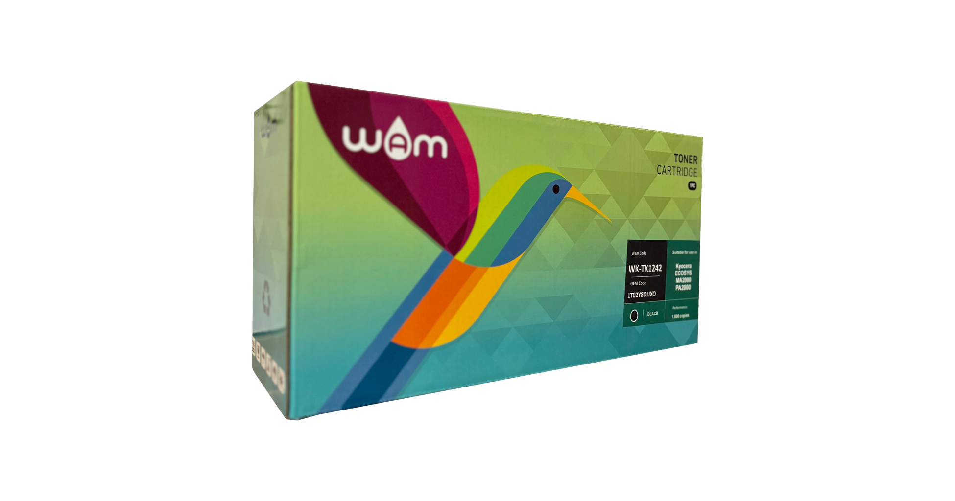 Toner Compatible Wam Wk-tk1242 Para Kyocera - 1500 Páginas - Foto 2