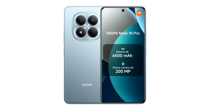 Celular Xiaomi Redmi Note 15 Pro 256GB - 8GB - 200MP - Azul Glaciar