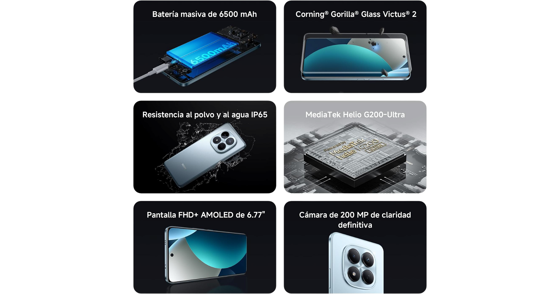 Celular Xiaomi Redmi Note 15 Pro 256GB - 8GB - 200MP - Azul Glaciar - Foto 6