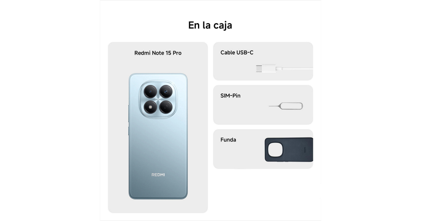 Celular Xiaomi Redmi Note 15 Pro 256GB - 8GB - 200MP - Azul Glaciar _ FotoThumb