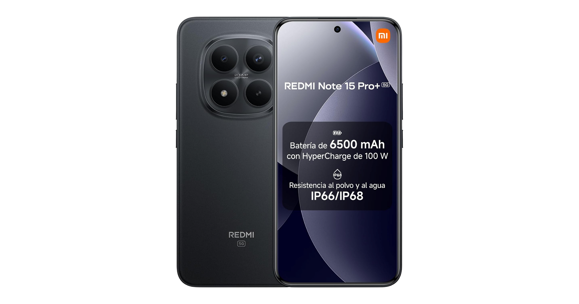 Celular Xiaomi Redmi Note 15 Pro+ 5G 256GB - 8GB - 200MP - Negro - Foto 4