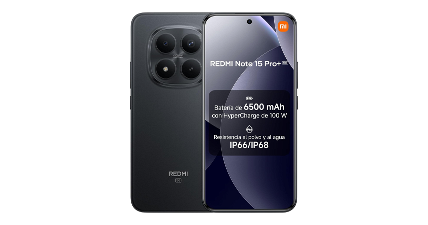 Celular Xiaomi Redmi Note 15 Pro+ 5G 256GB - 8GB - 200MP - Negro