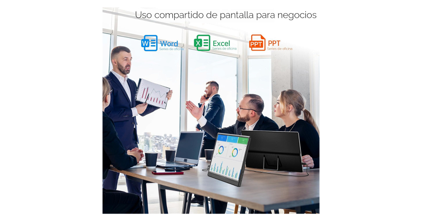 Monitor Portátil Yxk PM1562 15.6" FHD IPS USB-C - HDMI - Negro _ FotoThumb