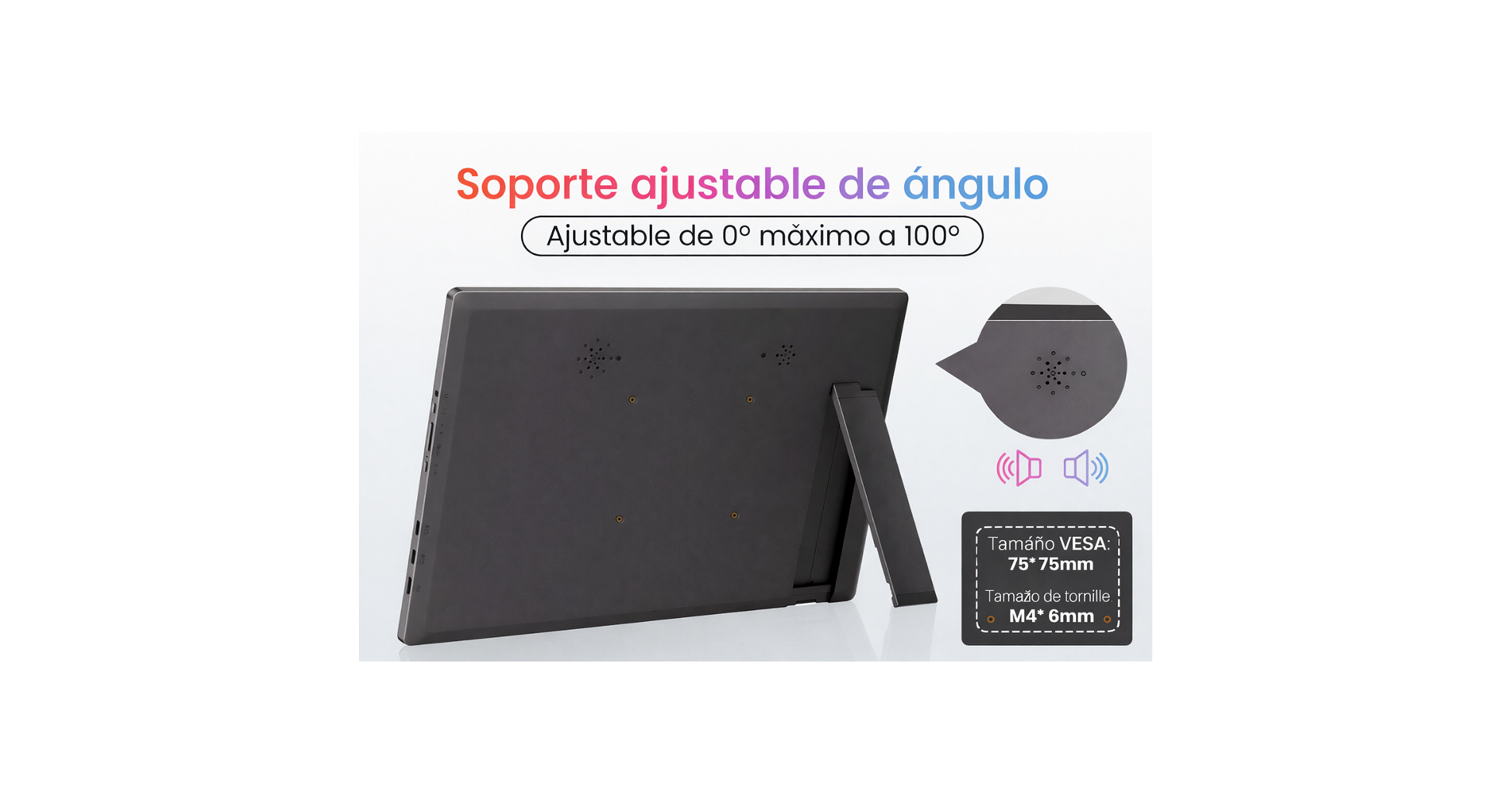 Monitor Portátil UFYQL 15.6" IPS - 1080P - 60Hz - Foto 8