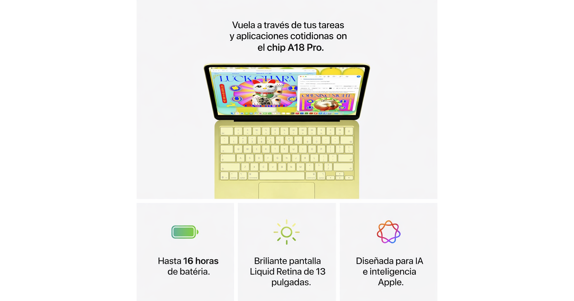 MacBook Neo A18 Pro 13" - 8GB - 256GB - Índigo - Foto 5