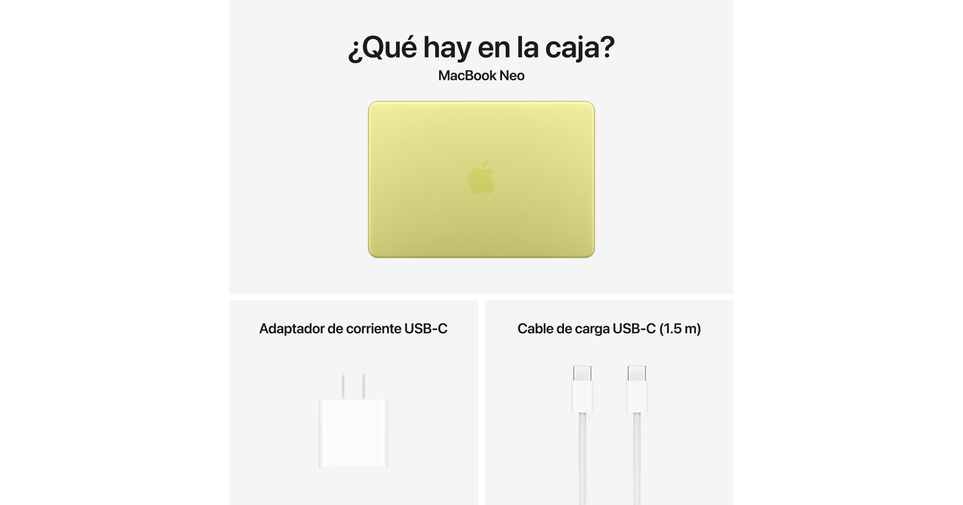 MacBook Neo A18 Pro 13" - 8GB - 256GB - Amarillo Cítrico - Foto 8