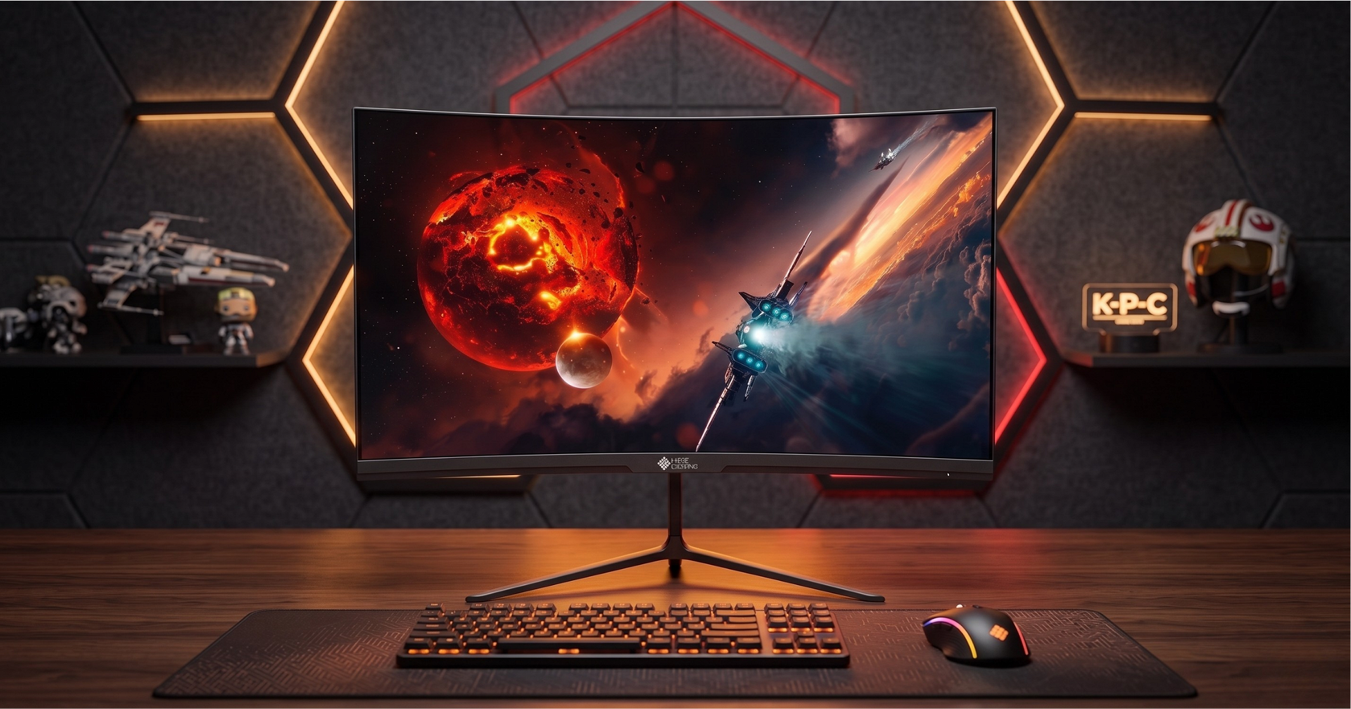 Monitor Gamer Curvo Shot Gaming SG238C4 23.8" VA - FHD - 100Hz - Foto 4