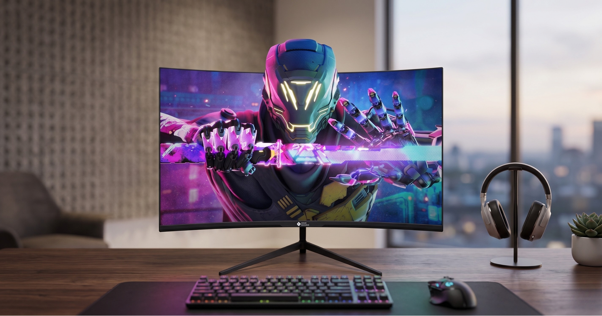 Monitor Gamer Curvo Shot Gaming SG27C4 27" VA - FHD - 100Hz - Foto 4