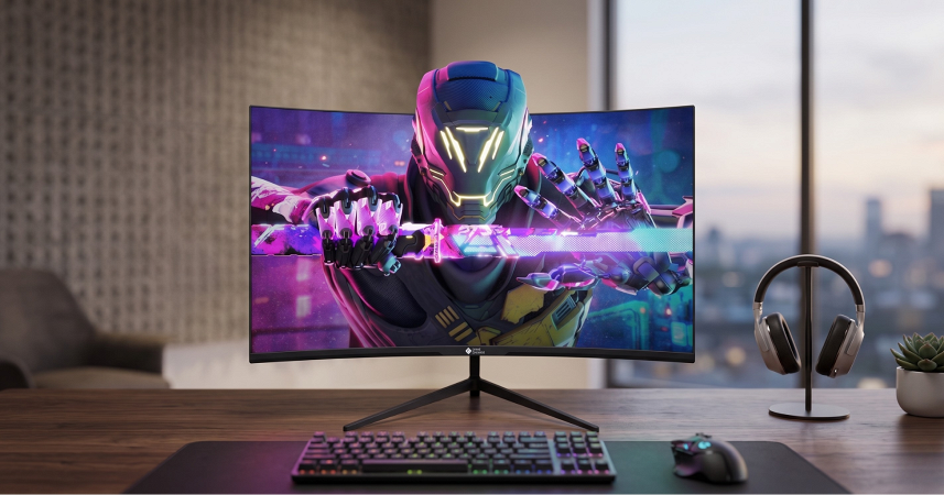 Monitor Gamer Curvo Shot Gaming SG27C4 27" VA - FHD - 100Hz