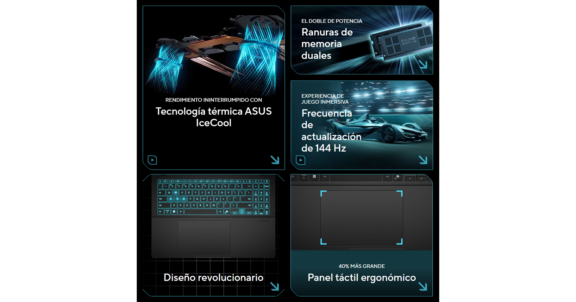 Notebook Asus Gaming V16 16'' FHD+ - Core i5 210H - 8GB - 1TB - Rtx4050 6GB - Win11 - Foto 8