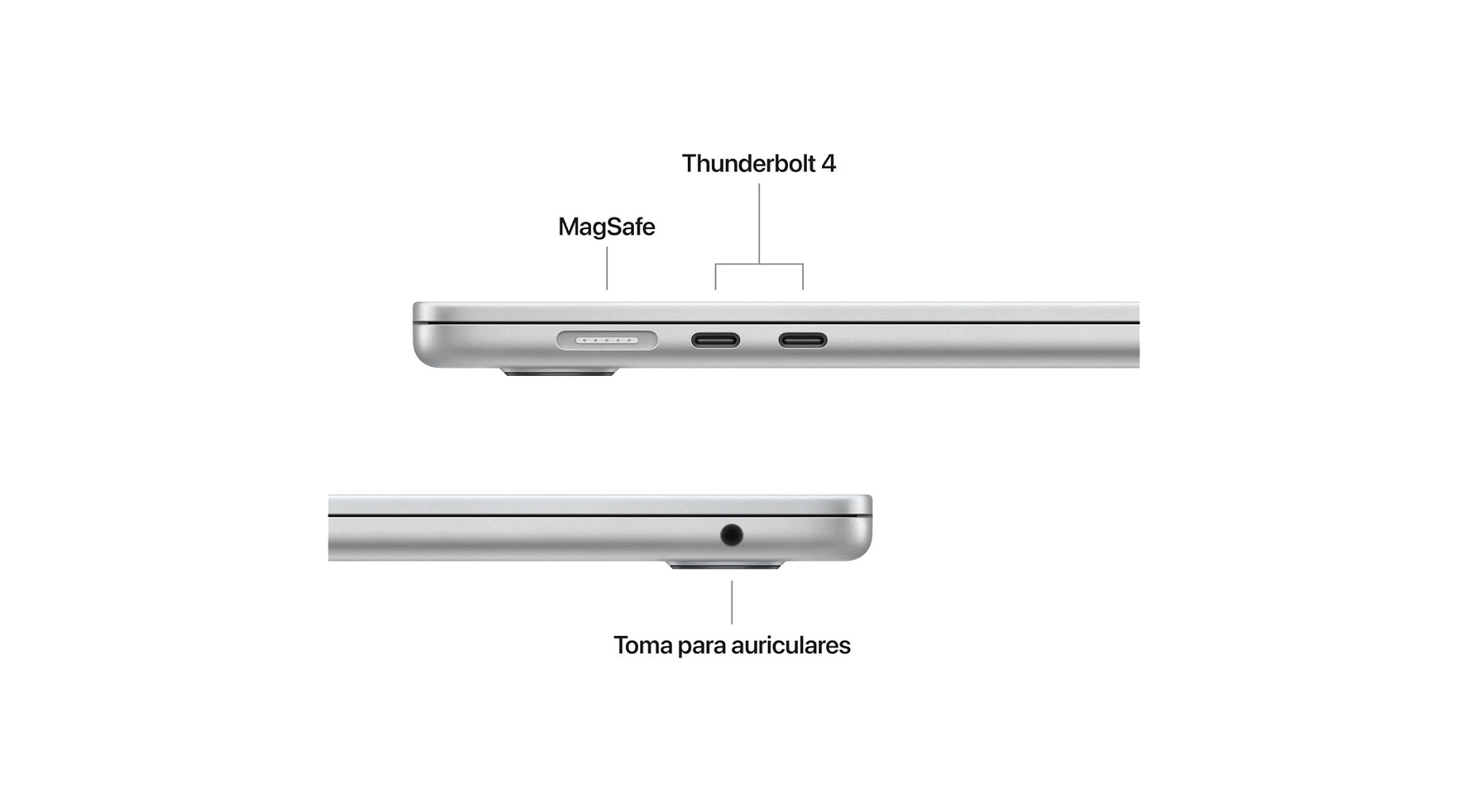 MacBook Air M5 2026 15.3" - 16GB - 512GB - Color Plata - Foto 3