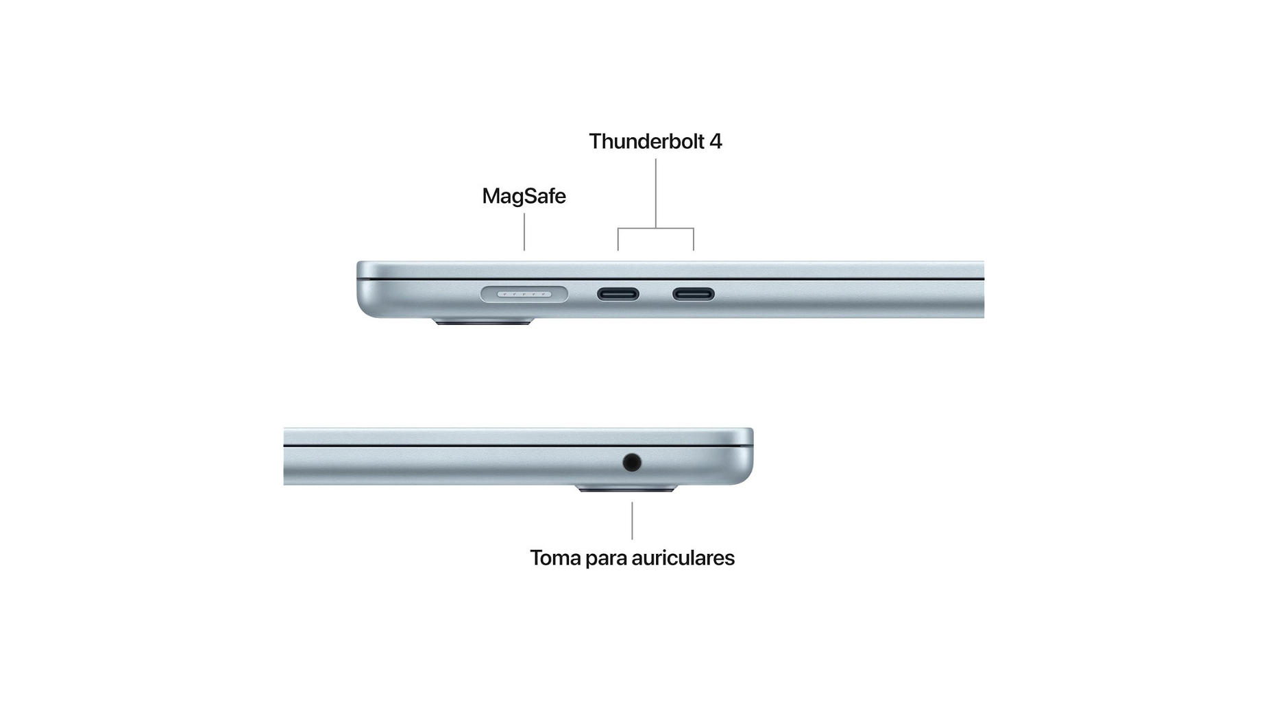 MacBook Air M5 2026 15.3" - 16GB - 512GB - Azul Cielo - Foto 3