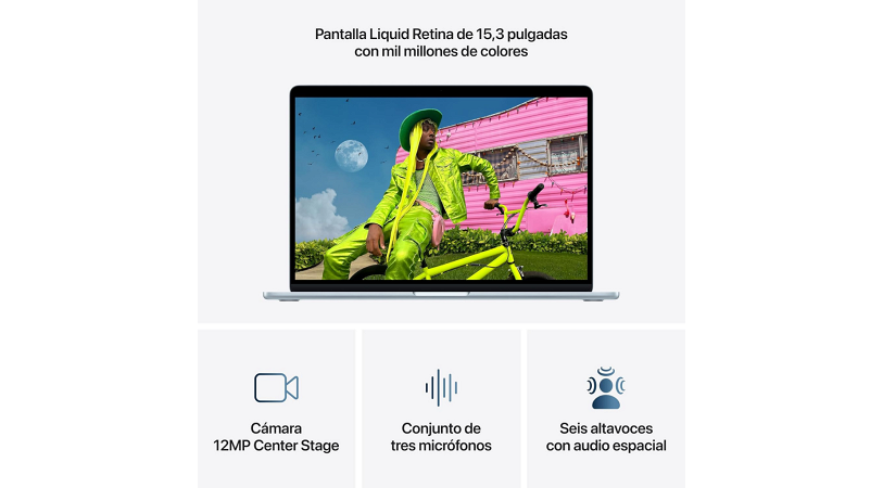 MacBook Air M5 2026 15.3" - 16GB - 512GB - Azul Cielo _ FotoThumb