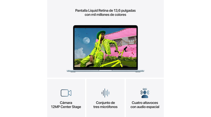 MacBook Air M5 2026 13.6" - 16GB - 512GB - Azul Cielo _ FotoThumb