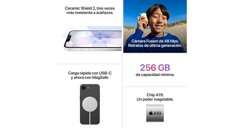 Apple iPhone 17e 256GB - 48MP - Blanco _ FotoThumb
