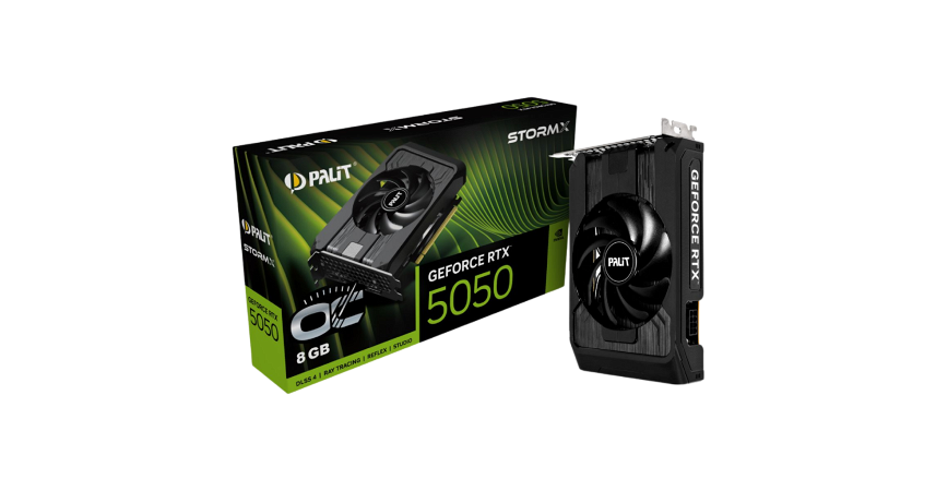 Tarjeta de Video Palit Nvidia GeForce RTX 5050 StormX OC 8GB