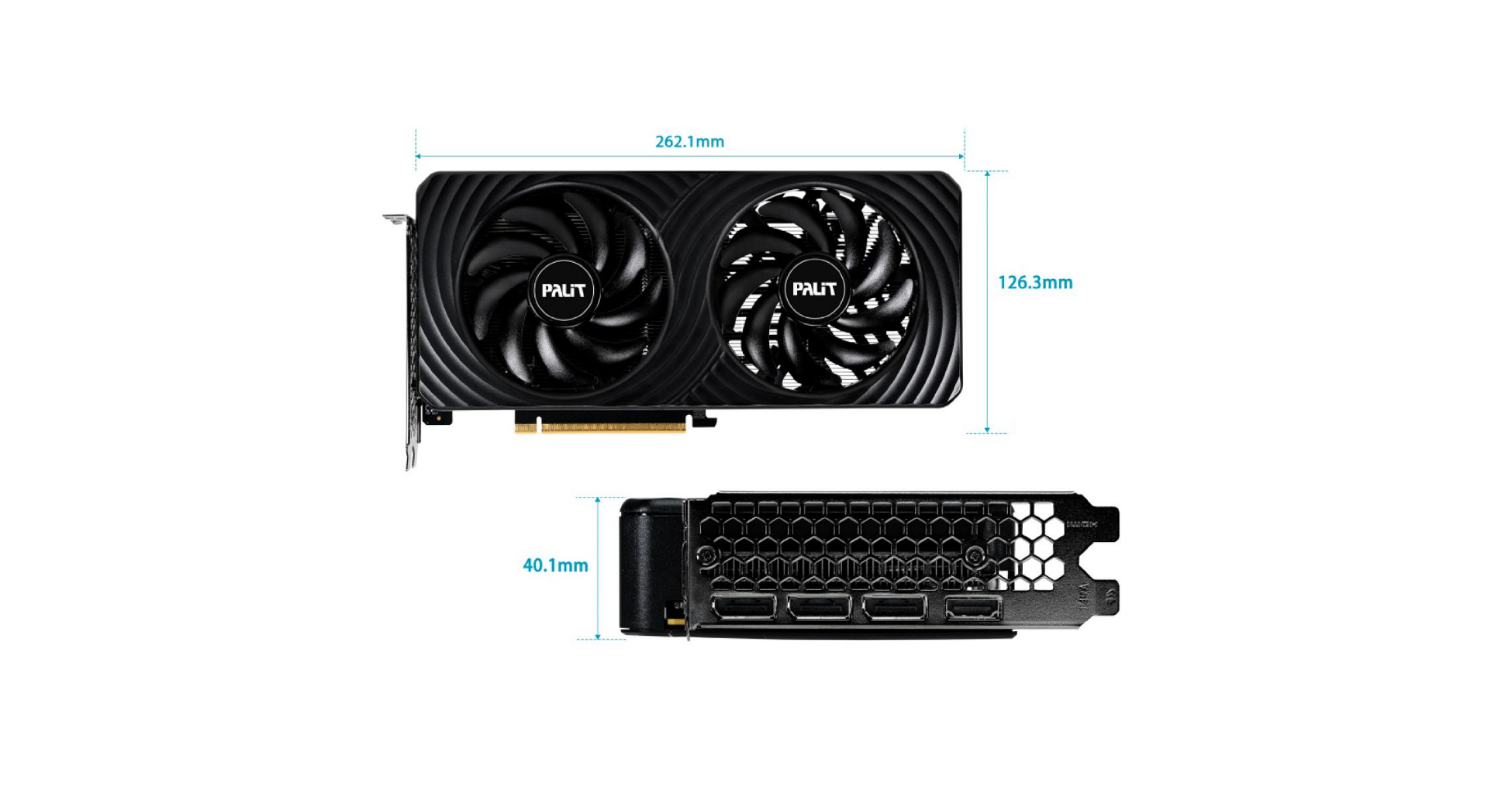 Tarjeta de Video Palit Nvidia GeForce RTX 5050 Dual OC 8GB - Foto 3