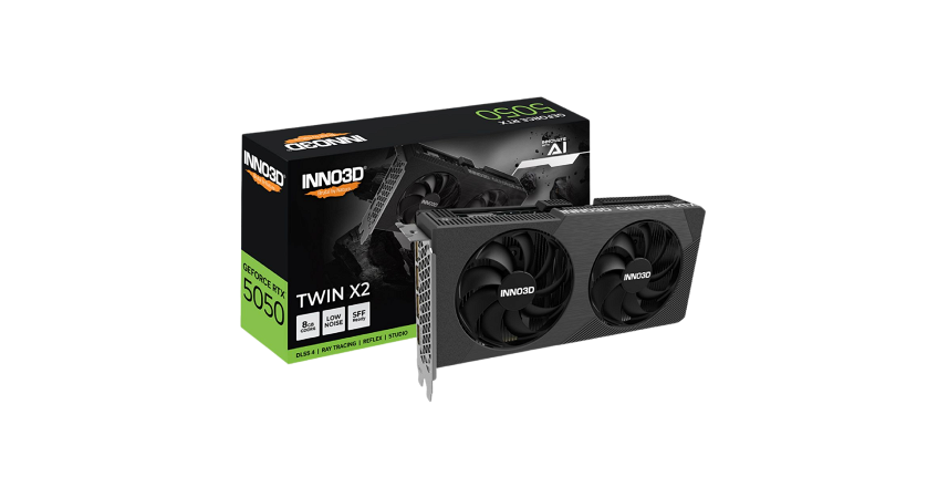 Tarjeta de Video Inno3d Nvidia GeForce RTX 5050 Twin X2 8GB
